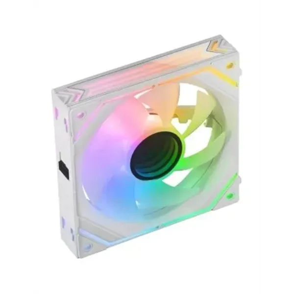 Ventilador Interno Arg Dinamico Mars Gaming Mf-linkfinity White Modulares Pwm 120mm 360º Ventilador Y Marco Iluminado Argb