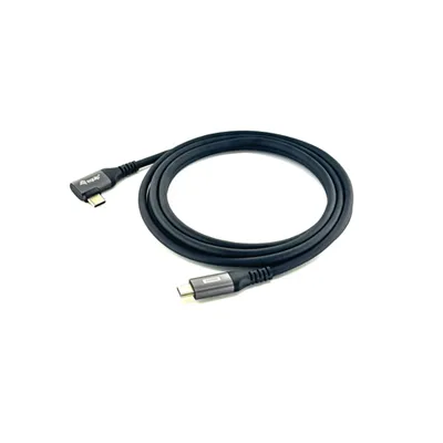 Cable Usb-c Macho - Usb-c Macho Acodado 90º 1 Metro Equip 5a