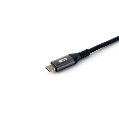 Cable Usb-c Macho - Usb-c Macho Acodado 90º 3 Metro Equip 5a