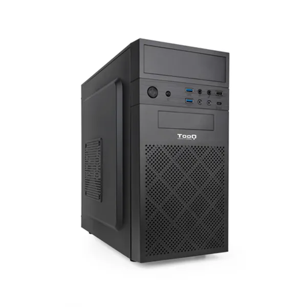 Caja Minitorre Matx Tooq Tqc-4701u3c-b Micro Atx/mini Itx Negra Frontal 2xusb3.0 1xusb2.0 Audio Lector De Tarjetas