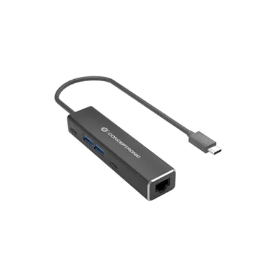 Adaptador Usb-c A Red 2.5gb Rj45 Conceptronic Con Hub Usb 3.2 2