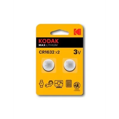 Pila Kodak Boton Litio Cr1632 3v Blister 2 Unidades (ecotasa