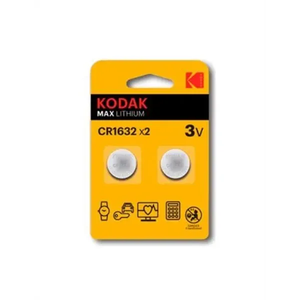 Pila Kodak Boton Litio Cr1632 3v Blister 2 Unidades (ecotasa Incl)