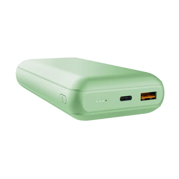 Powerbank Universal Trust 25035 Redoh 20000mah Color Verde 18w Carga Rapida 2xusb-c 1xusb-a