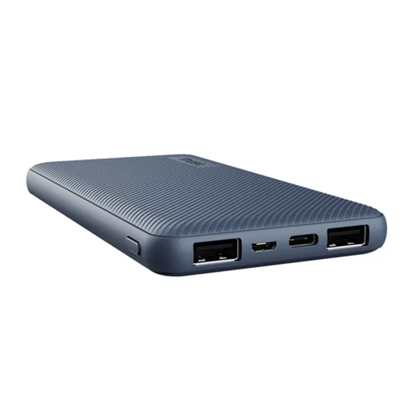 Powerbank Universal Trust Urban Primo Eco 10000 Ultrafina 25028 Azul 10000mah - 2 X Usb-a - 1 Usb-c