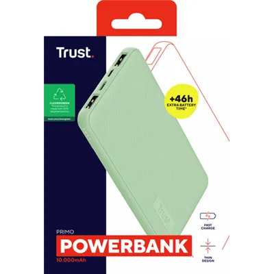 Powerbank Universal Trust Urban Primo Eco 10000 Ultrafina 25029