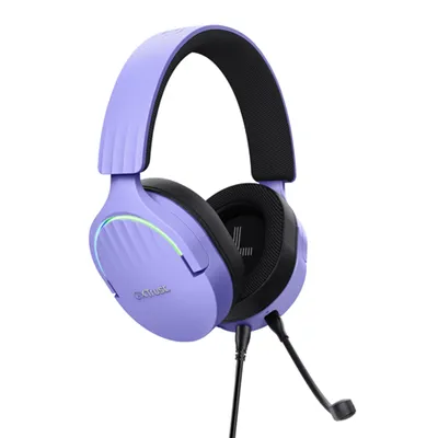 Headset Trust Gaming Gxt 490 Morado Fayzo 25303 Usb 7.1