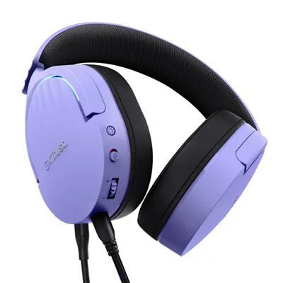 Headset Trust Gaming Gxt 490 Morado Fayzo 25303 Usb 7.1