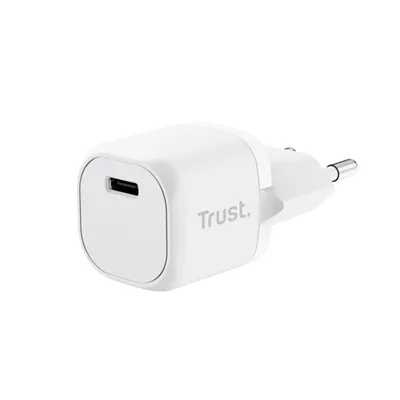 Cargador De Pared Trust 25205 Usb-c 20w Compatible Pd Y Pps 3a