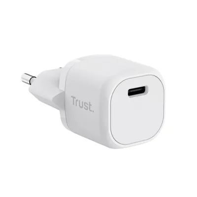 Cargador De Pared Trust 25205 Usb-c 20w Compatible Pd Y Pps 3a