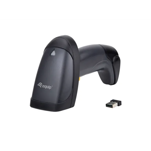 Scanner Codigo De Barras Inalambrico Equip 351023 Rf 2.4ghz Detecta Codigos 1d Con Soporte Ip54 Vel.