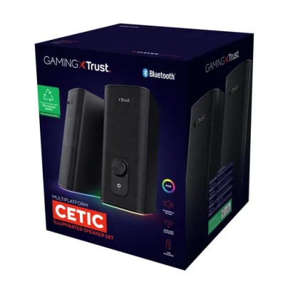 Altavoces 2.0 Bluetooth Trust Cetic 24970 18w Color Negro Bt Y