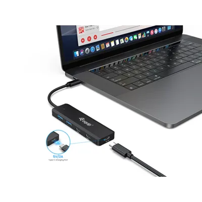 Hub Usb-c Equip Life 128964 4 Puertos 2xusb-a 3.0 2xusb-c 3.2