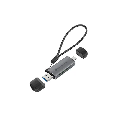 Card Reader Externo Concentronic Bian05g Usb-c Y Usb-a