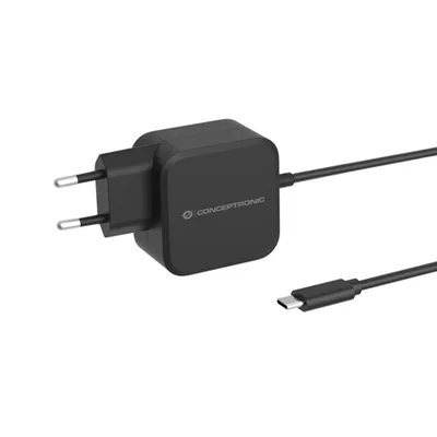 Cargador De Pared Conceptronic Ozul04be 67w Gan Pd Cable Usb-c