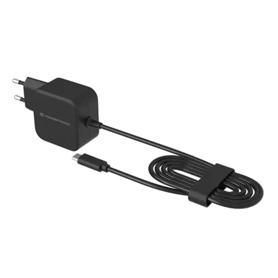 Cargador De Pared Conceptronic Ozul04be 67w Gan Pd Cable Usb-c