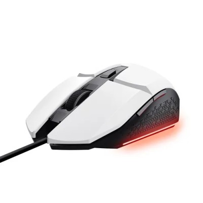 Mouse Trust Gaming Rgb Gxt 109w Felox 25066 Color Blanco