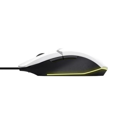 Mouse Trust Gaming Rgb Gxt 109w Felox 25066 Color Blanco