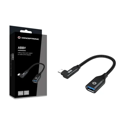 Adaptador Usb-c Conceptronic Abby19b A 1xusb-a 3.2 10 Gbps