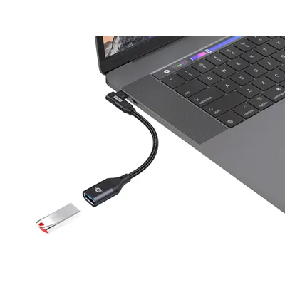 Adaptador Usb-c Conceptronic Abby19b A 1xusb-a 3.2 10 Gbps