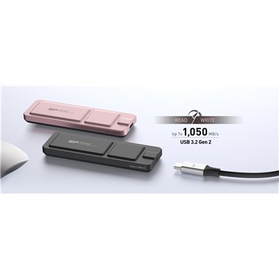 Silicon Power SSD PX10 2TB Externo ULTRA SLIM USB-C a 1050Mb/s