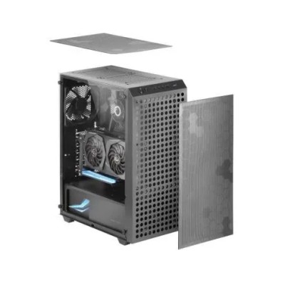 Caja Atx Semitorre Gaming Mars Gaming Mcq3 Negra Lateral