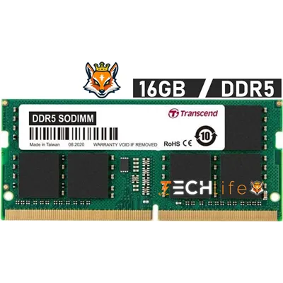 Transcend JetRam 16GB DDR5 5600MHz 1.1v CL46 - Memoria SODIMM