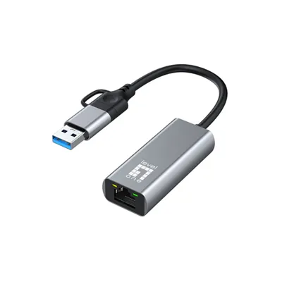 Adaptador Usb-c Level One Usb-0423 A Rj45 1x2.5 Gigabit Con