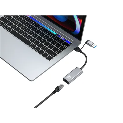 Adaptador Usb-c Level One Usb-0423 A Rj45 1x2.5 Gigabit Con