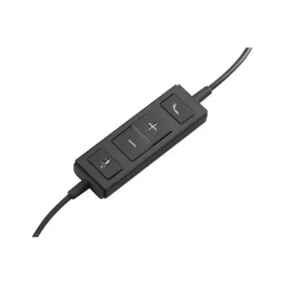 Auricular Logitech H570E/ con Micrófono/ USB/ Negro