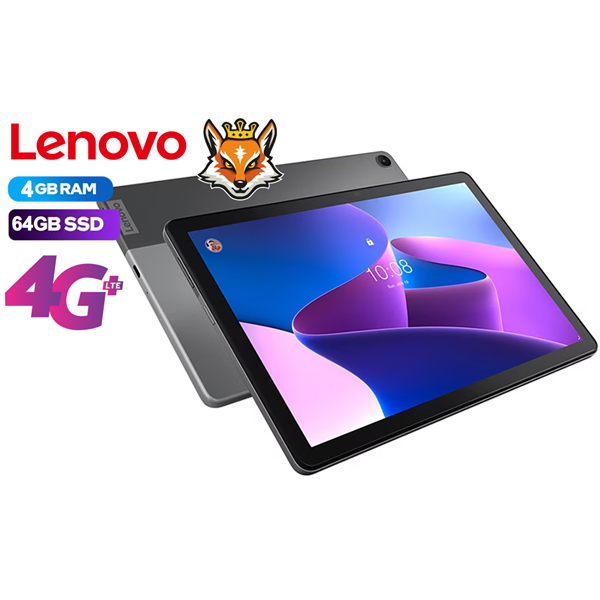 Lenovo Tab M10 G3 10.1" 4G LTE+WiFi 64GB 4GB 8x Core Gris Tormenta