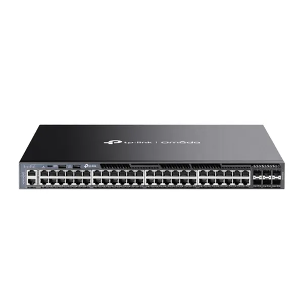 Switch Gestionable L3 Tp-link Sg6654x 48p Gigabit Con 6 Slots Sfp+ 10g Rack 1u