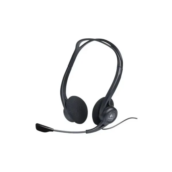 Auriculares Logitech Headset PC 960/ con Micrófono/ USB/ Negros