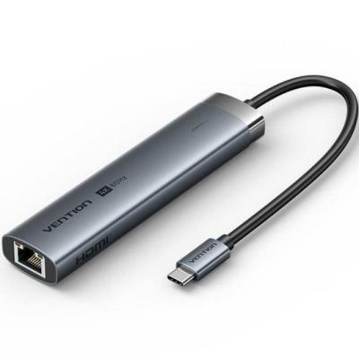 Docking USB Tipo-C Vention TGNHB/ 1xUSB 3.2 Tipo-C/ 2xUSB/