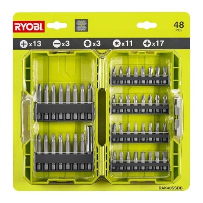 Estuche de 48 Puntas para Atornillar Ryobi RAK48SSD