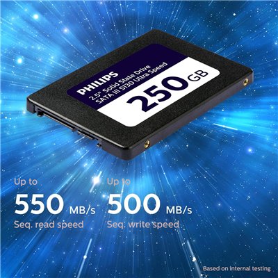 Philips S130 250GB SSD 2.5" SATA 6GB/s 550MB/s