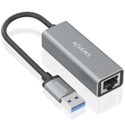 Adaptador USB 3.0 Aisens A106-0897/ USB Macho - RJ45 Hembra/