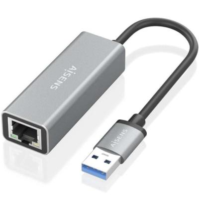 Adaptador USB 3.0 Aisens A106-0897/ USB Macho - RJ45 Hembra/