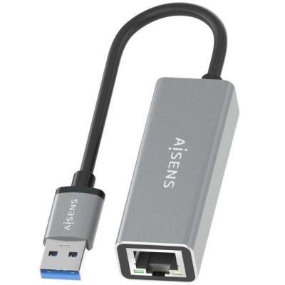 Adaptador USB 3.0 Aisens A106-0897/ USB Macho - RJ45 Hembra/