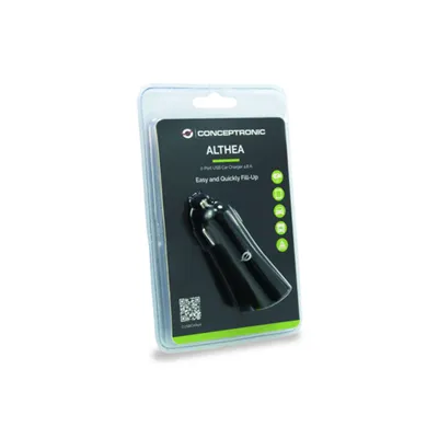 Cargador De Coche Conceptronic 5v 2x Usb Para Coche 12/24v 4.2a