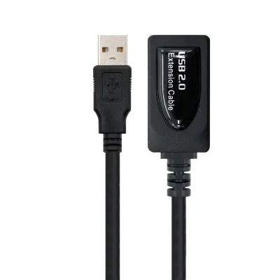 Cable Alargador USB 2.0 Nanocable 10.01.0211/ USB Macho - USB
