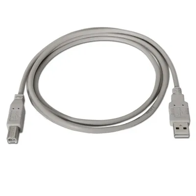 Cable USB 2.0 Impresora Aisens A101-0002/ USB Tipo-B Macho -