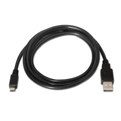 Cable USB 2.0 Aisens A101-0028/ USB Macho - MicroUSB Macho/