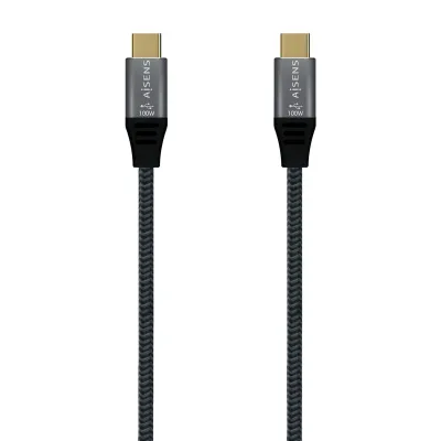 Cable USB 3.1 Tipo-C Aisens A107-0671 20GBPS 100W/ USB Tipo-C