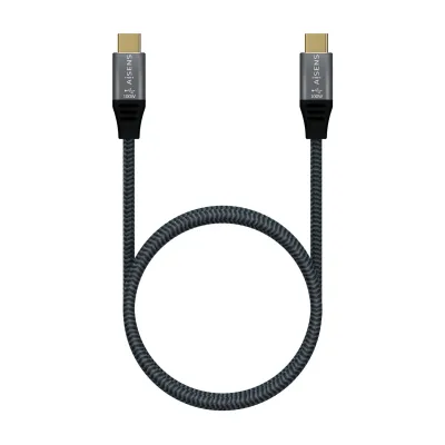 Cable USB 3.1 Tipo-C Aisens A107-0671 20GBPS 100W/ USB Tipo-C