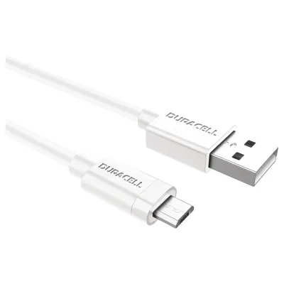 Cable USB 2.0 Duracell USB5013W/ USB Macho - MicroUSB Macho/