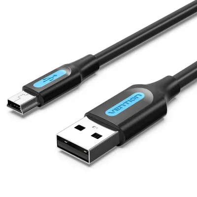 Cable USB 2.0 Vention COMBI/ USB Macho - MiniUSB Macho/ 3m/