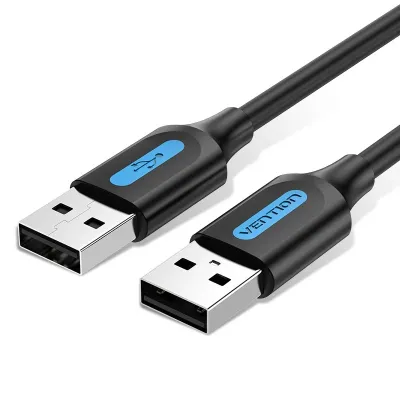 Cable USB 2.0 Vention COJBG/ USB Macho - USB Macho/ 1.5m/ Negro