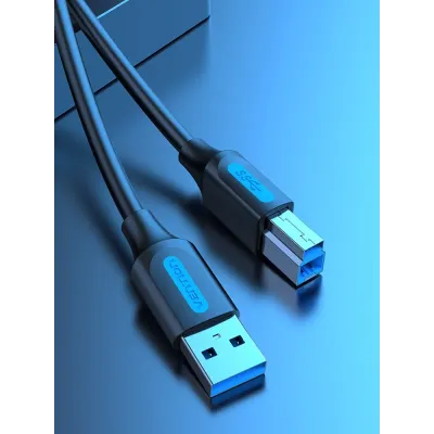 Cable USB 3.0 Impresora Vention COOBH/ USB Tipo-B Macho - USB