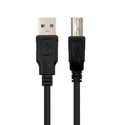 Cable USB 2.0 Impresora Nanocable 10.01.0104-BK/ USB Tipo-B